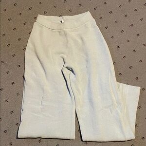 SKIMS Cream Cozy Knit Lounge Pants